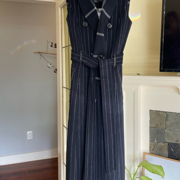 BCBG MaxAzaria Authentic Wool Moto Vest - Picture 3 of 6